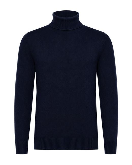 Roberto Collina Blue Turtlenecks for men