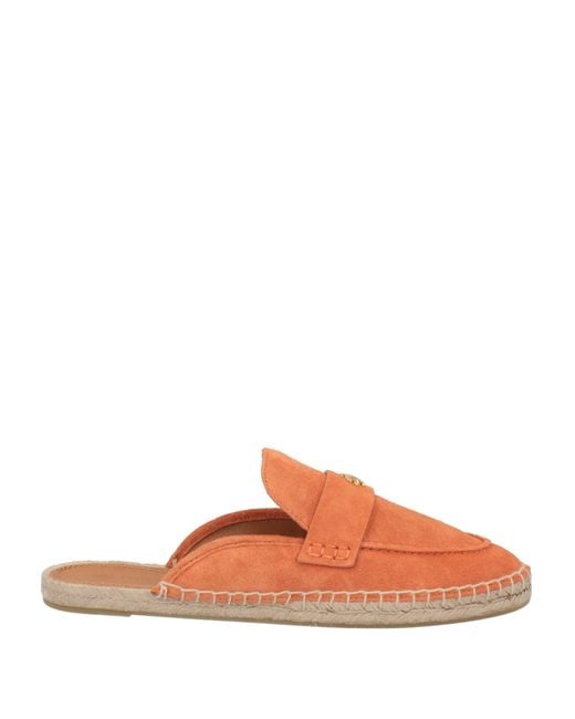 Tory Burch Orange Espadrilles