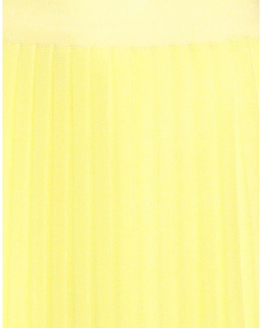 Altea Yellow Midi Skirt Polyamide, Polyester