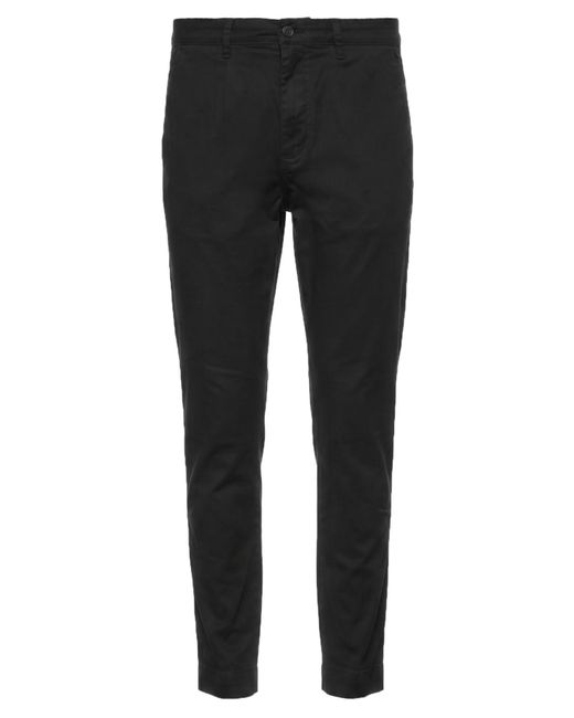 Gazzarrini Black Pants Cotton, Elastane for men