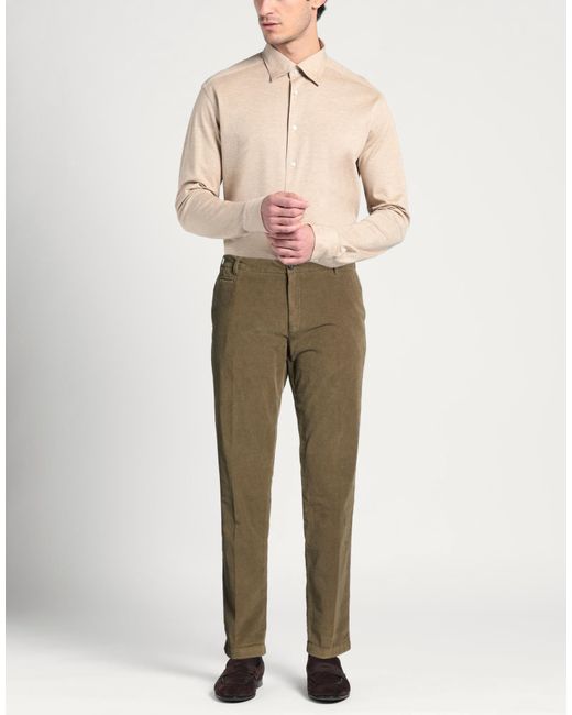 40weft Natural Military Pants Cotton, Elastane for men