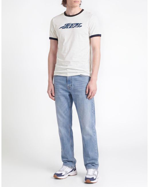 Ambush White Ivory T-Shirt Cotton, Polyurethane Resin for men