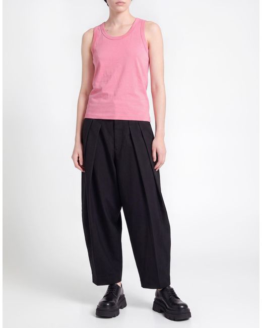 Comme des Garçons Pink Tank Top Cotton