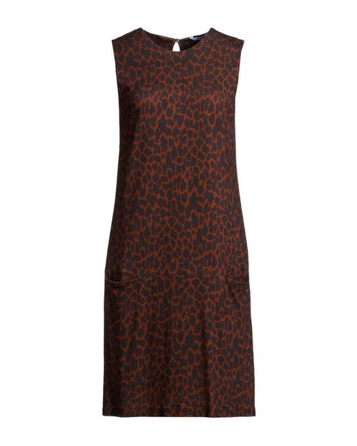 Caliban Brown Mini Dress