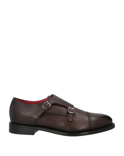 Barrett Brown Dark Loafers Leather for men