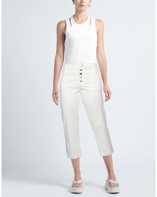 Dondup White Pants