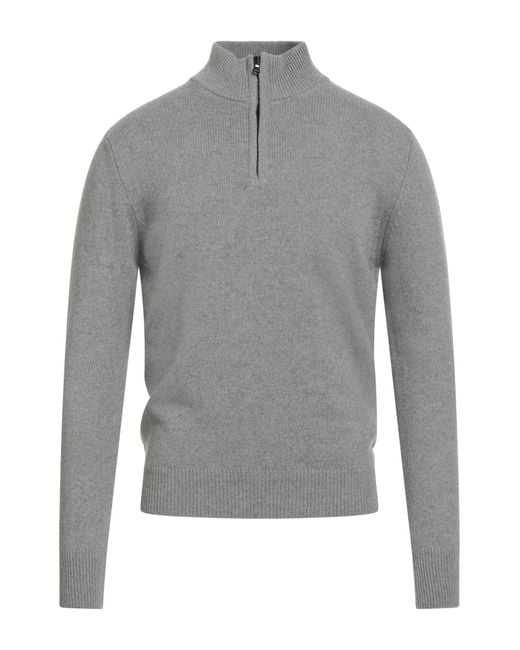 Aragona Gray Turtleneck Cashmere for men