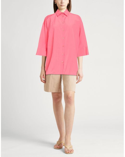 Peserico Pink Shirt Cotton, Polyester