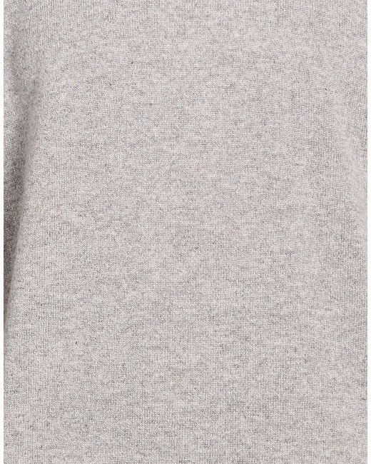 Fedeli Gray Turtleneck Wool for men