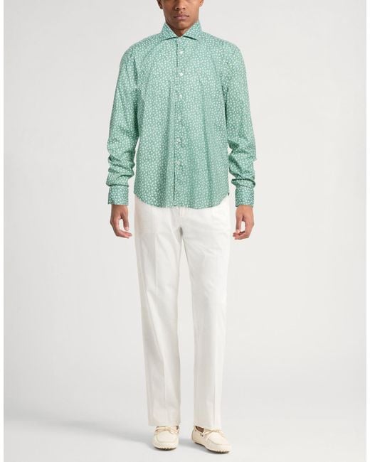Fedeli Green Shirt for men