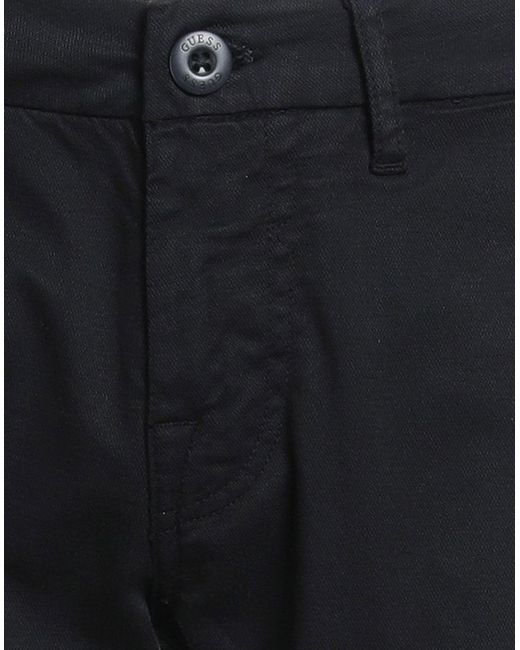 Guess Blue Midnight Pants Cotton, Elastane for men