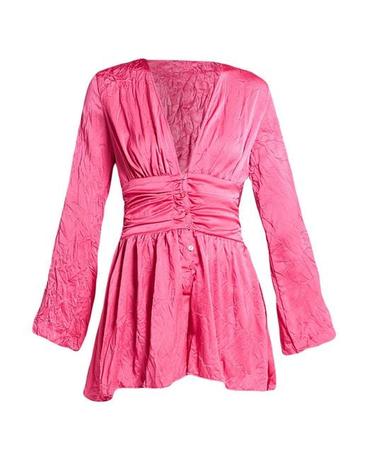 Gaelle Paris Pink Playsuit Polyester