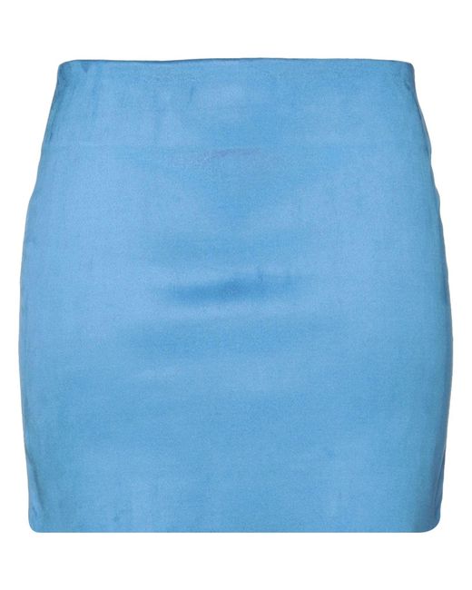 DEPENDANCE Blue Mini Skirt
