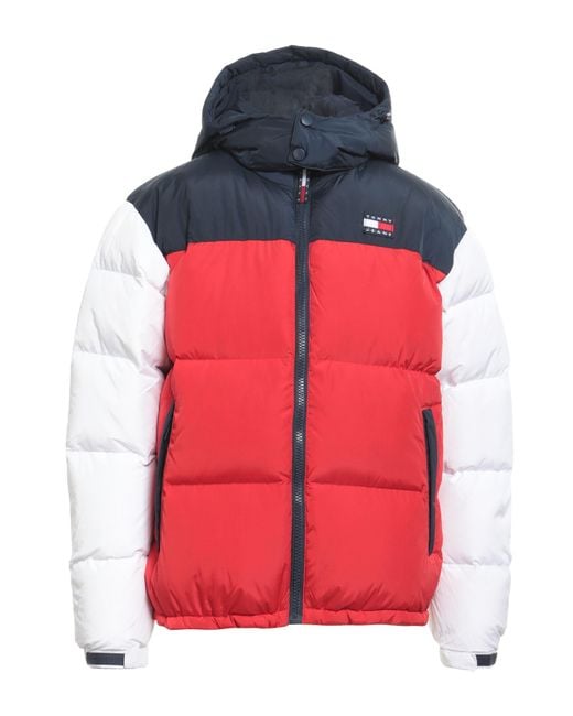 Tommy Hilfiger Down Jacket in Red for Men Lyst UK