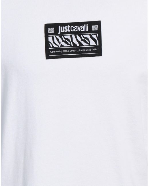 Just Cavalli White Sweatshirt for men