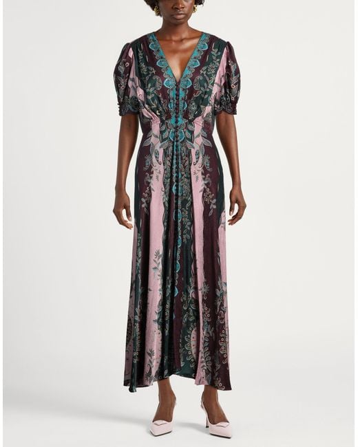 Saloni Black Maxi-Kleid