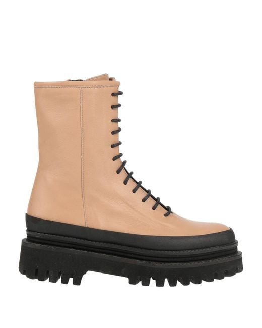 Paloma Barceló Black Blush Ankle Boots Leather