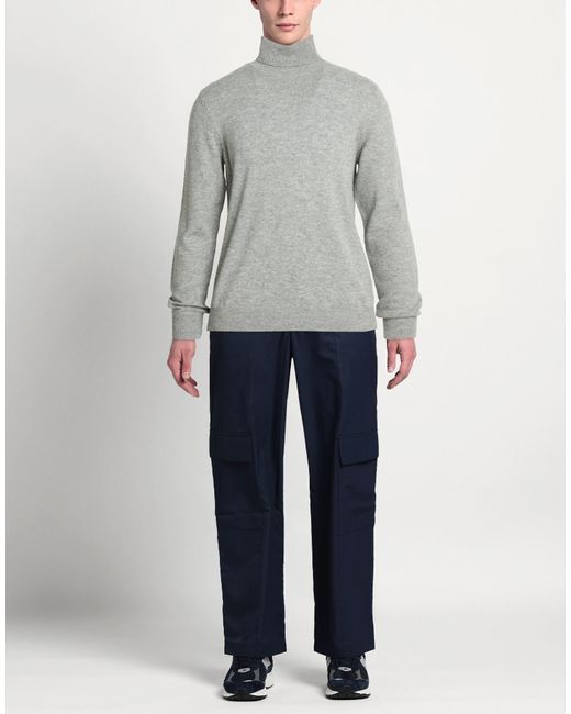 Aragona Gray Turtlenecks for men