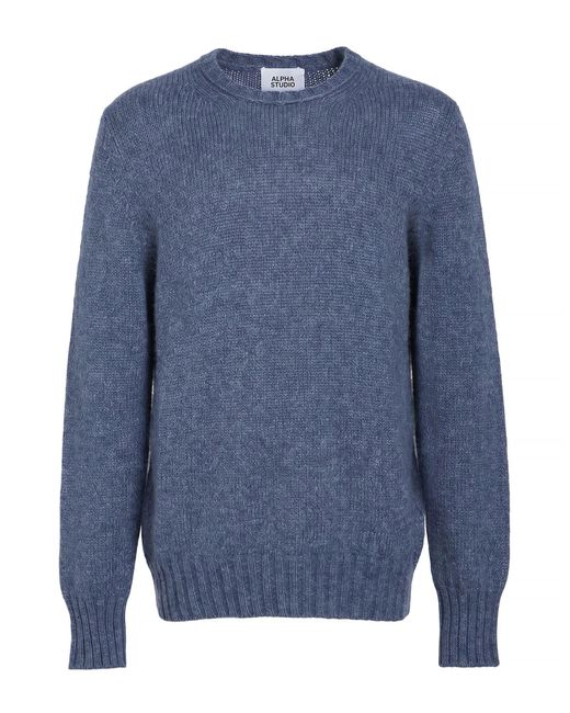 Alpha Studio Pullover in Blue für Herren