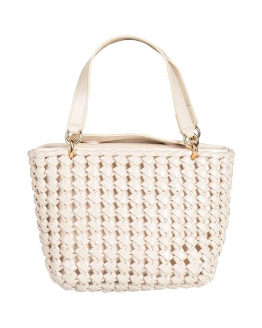 THEMOIRÈ White Ivory Handbag Textile Fibers