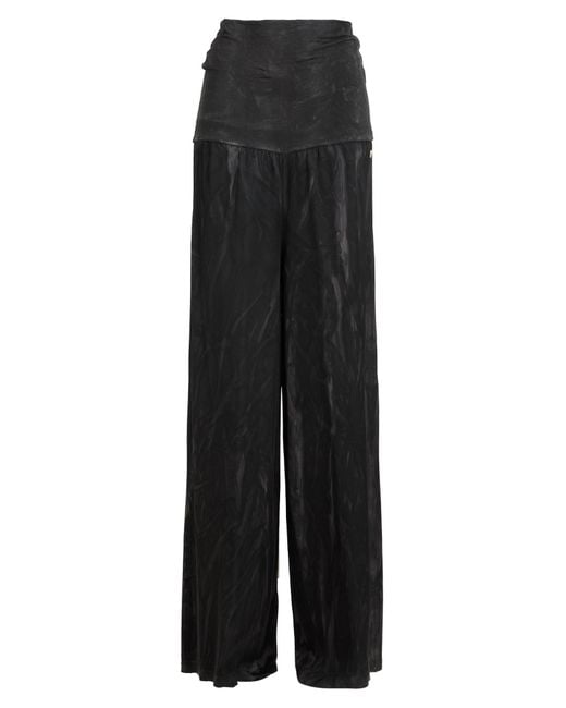 Manila Grace Black Pants Viscose