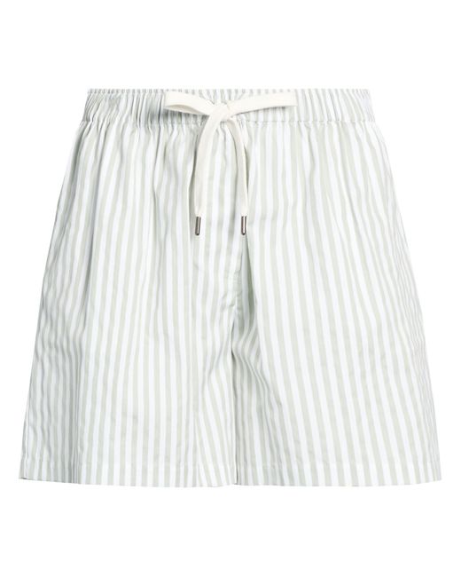 Brunello Cucinelli White Shorts & Bermuda Shorts