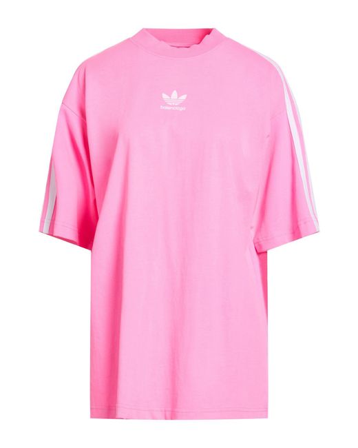 BALENCIAGA X ADIDAS Pink T-Shirt