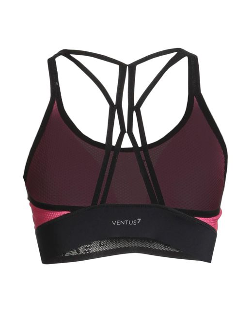 EA7 Pink Fuchsia Top Polyester, Elastane, Polyamide