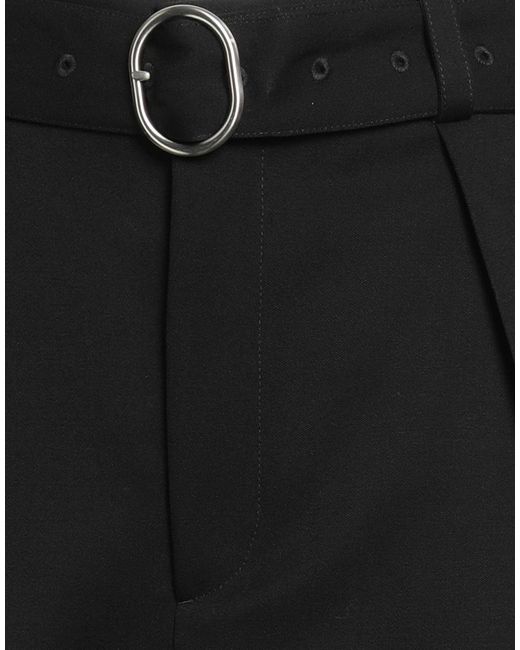 Jil Sander Black Shorts & Bermuda Shorts Wool for men
