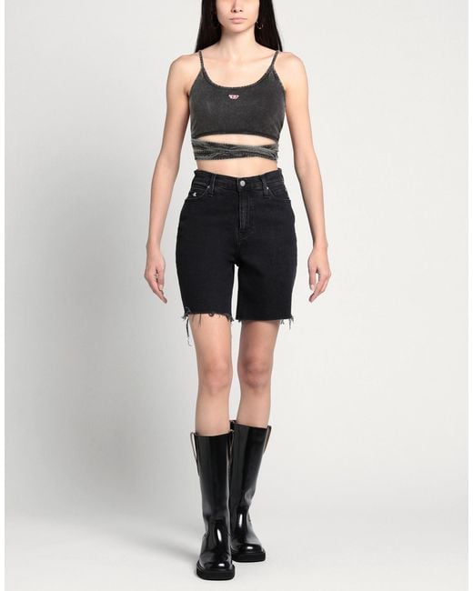 DIESEL Black Top Cotton, Elastane