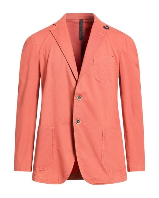Tombolini Pink Blazer Cotton, Elastane for men