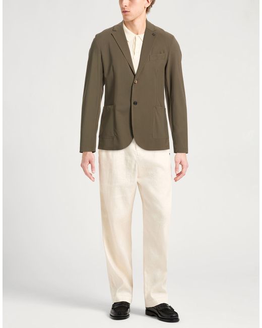 Bob Green Military Blazer Polyamide, Elastane for men