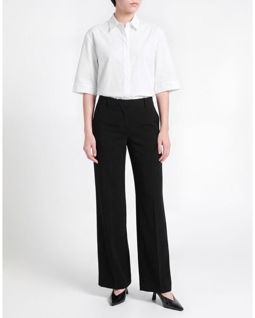 True Royal Black Pants Viscose