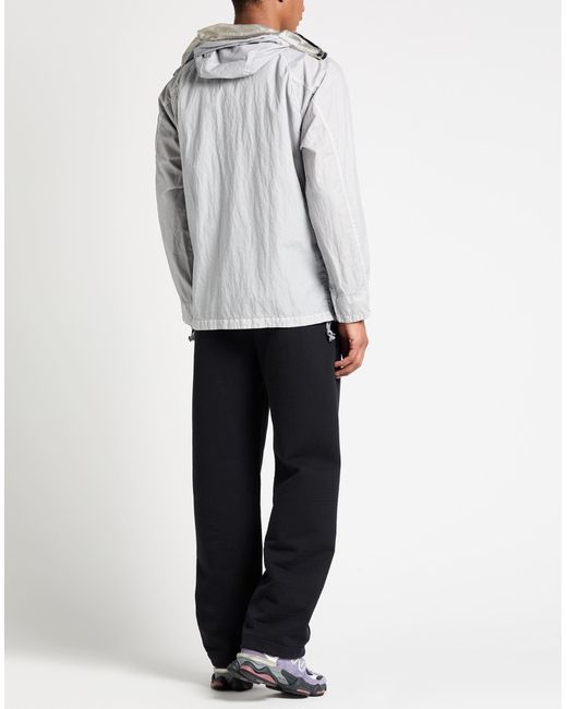 C P Company Gray Light Jacket Cotton, Polyamide, Polyurethane Resin, Polyurethane for men