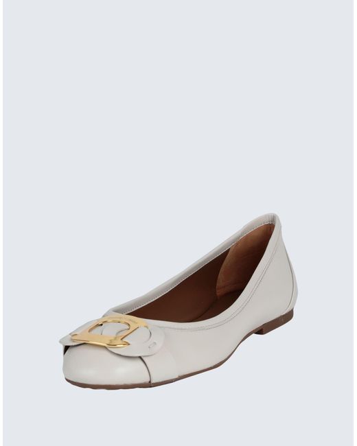 See By Chloé White Ballet Flats