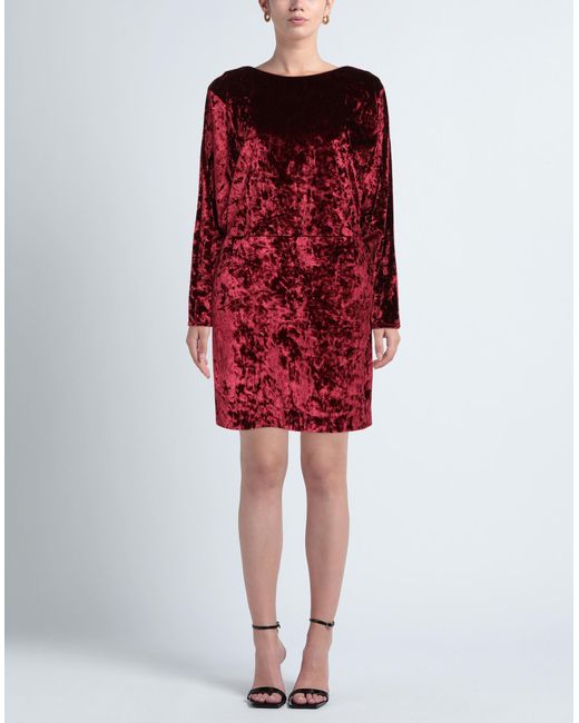 Manila Grace Red Mini Dress