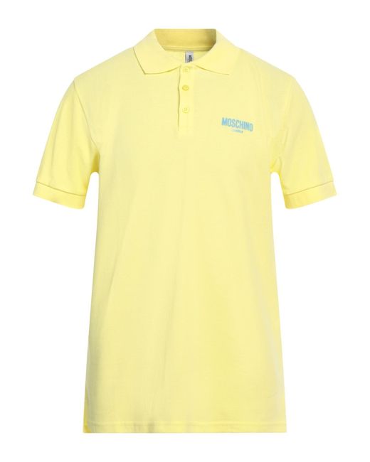 Moschino Yellow Polo Shirt for men