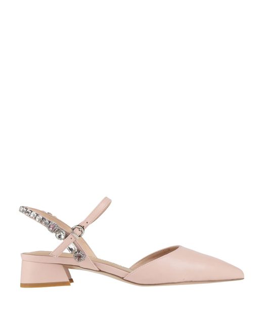 Luciano Barachini Pink Pumps Leather