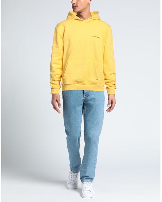 FLANEUR HOMME Yellow Sweatshirt for men