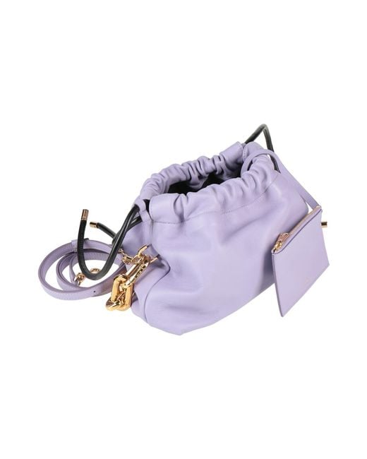N°21 Purple Handbag Leather