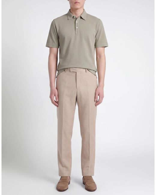 Daniele Fiesoli White Polo Shirt Organic Cotton for men