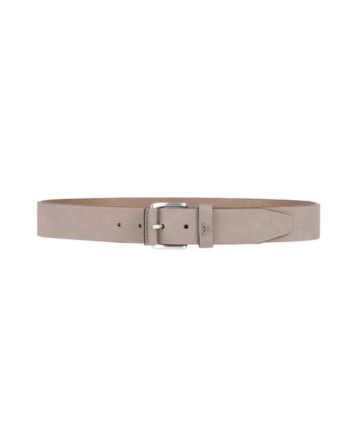 Emporio Armani White Belt Cow Leather for men
