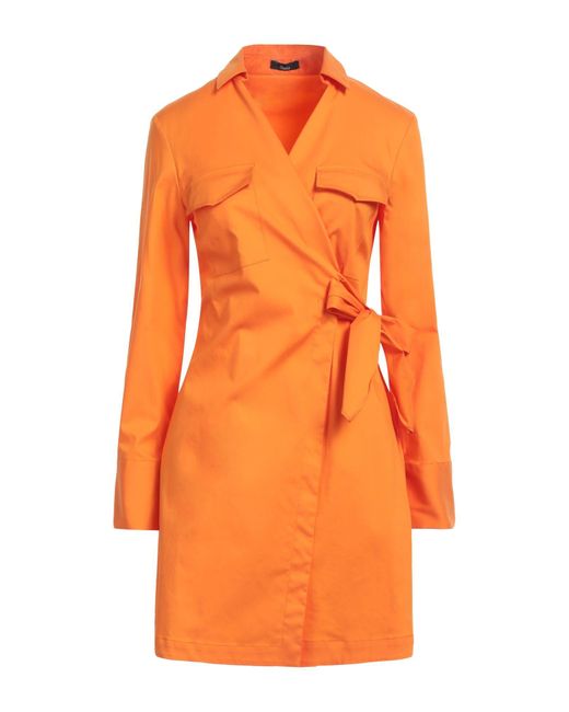 Hanita Orange Mini Dress