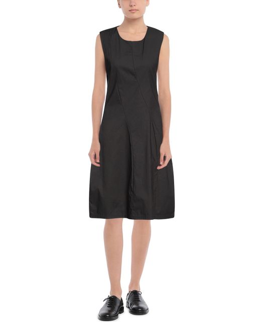 Siste's Black Midi Dress