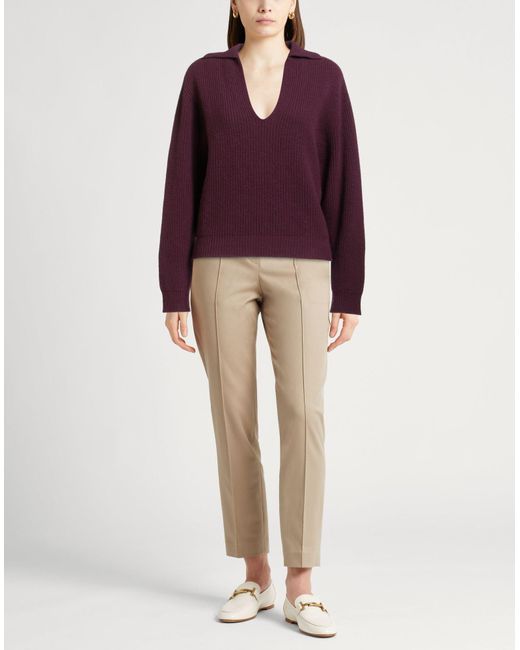 Alysi Purple Sweater Merino Wool