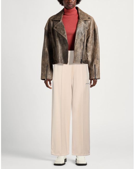 hinnominate Natural Pants Polyester, Modal, Elastane