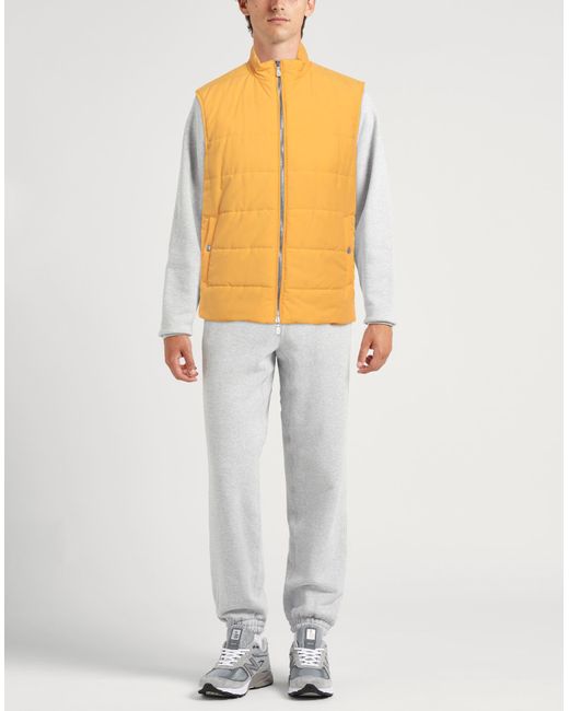 Eleventy Yellow Vest Wool, Polyamide for men