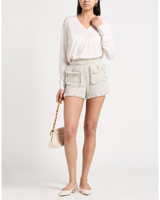 Eleventy White Pullover