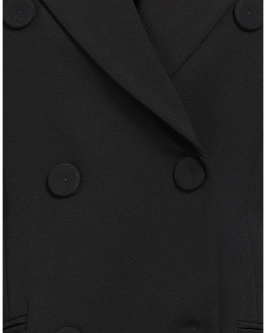 Liu Jo Black Blazer Polyester, Elastane