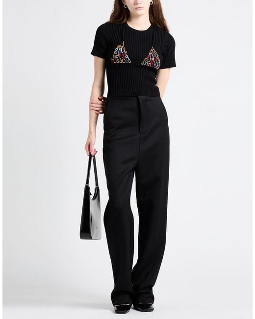 Loewe Black Pants Wool